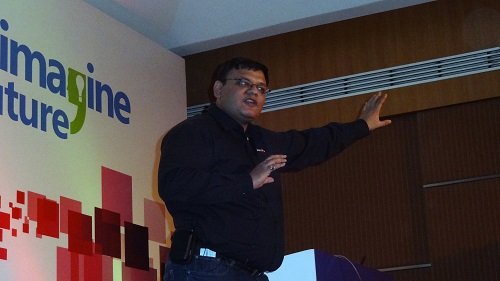 Pinal presenting at TechEd India 2013