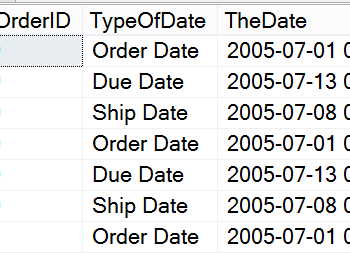 Sql server table valued constructors.