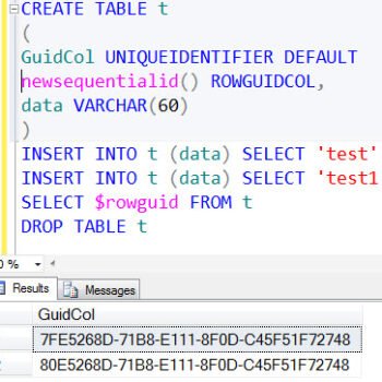 CREATE TABLE in SQL Server.