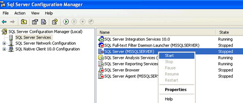 SQL Server Configuration Manager.