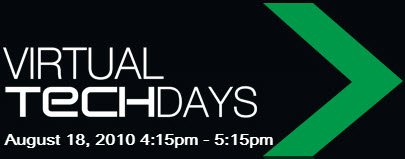Virtual Tech Days banner.