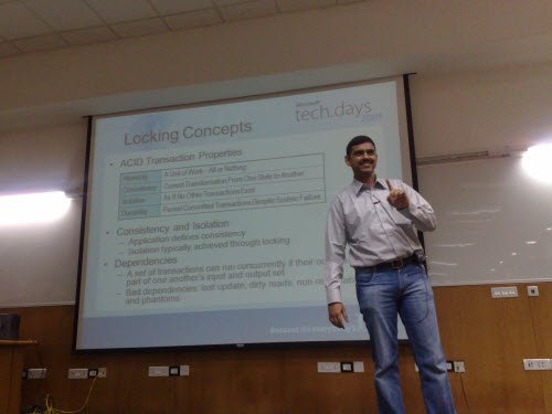 SQL Server presentation at TechDays 2009.