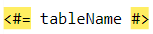 < table name >.
