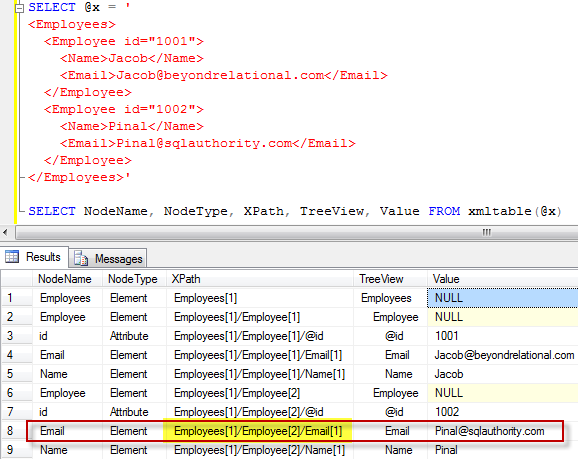 SELECT * FROM XML.
