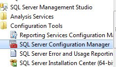 SQL Server Configuration Manager.