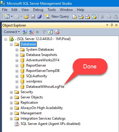 Microsoft SQL Server Management Studio.