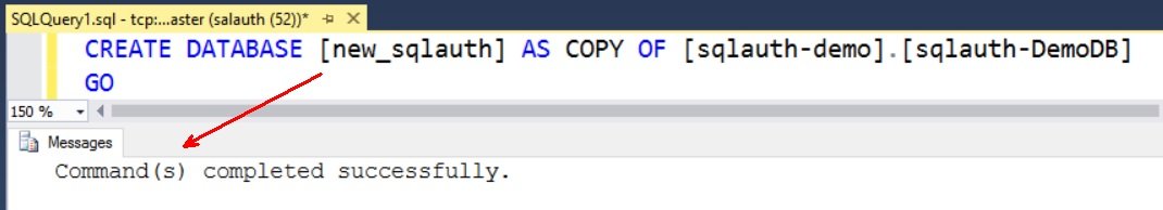 SQL Server Management Studio creating database.