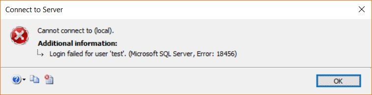 Connect to SQL Server error.
