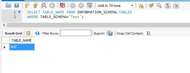 Querying table_name in sql server management studio.