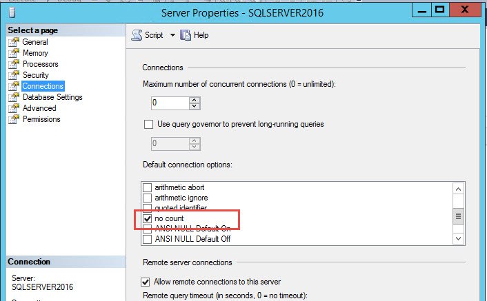 SQL Server - Where is Rows Affected in Output.