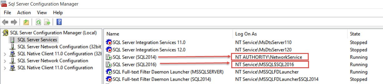 Error '5120' window in SQL Server Configuration Manager.