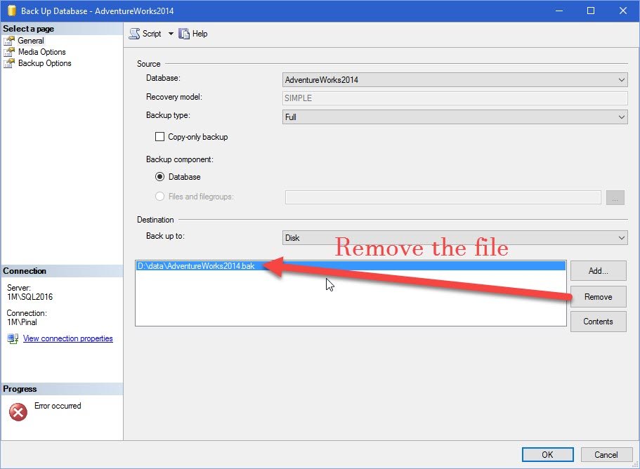 Remove the file.