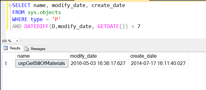 Stored Procedure
