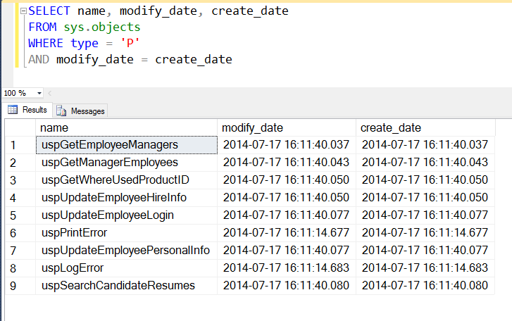 Stored Procedure