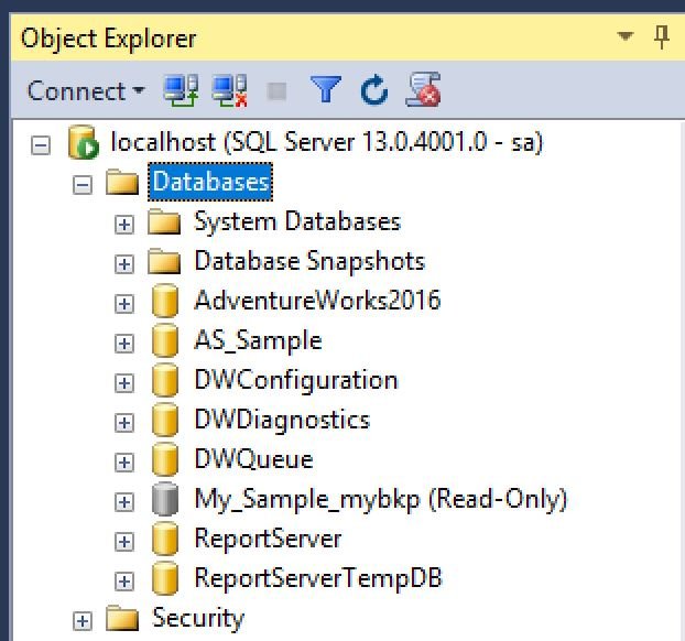 Database list.