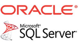 Logo of Oracle and Microsoft SQL Server.