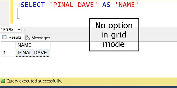 Grid mode no option selected.
