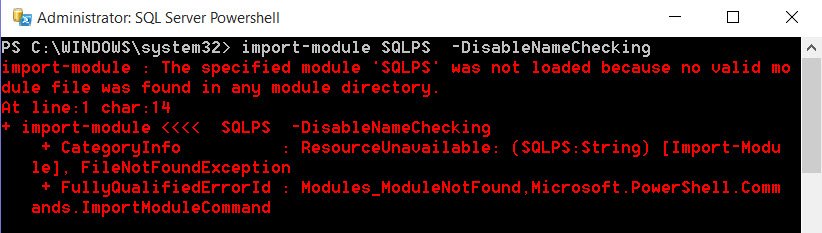 SQL Server command window.