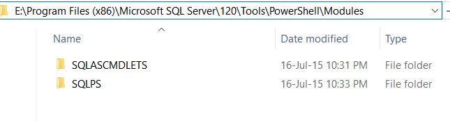 SQLCMDlet list.