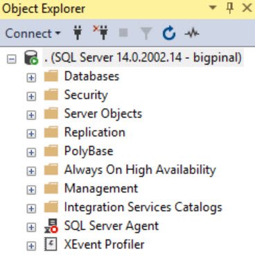 SQL Server Management Studio.