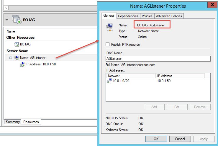 Unable to get listener properties.
