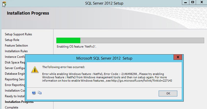 SQL Server 2012 Setup.