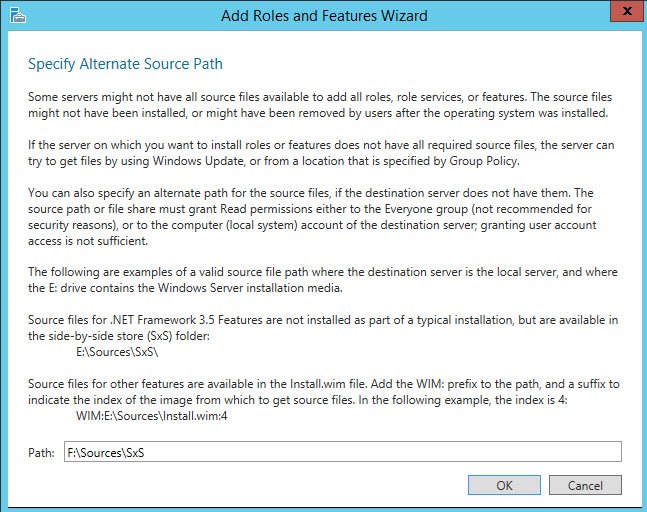 Add Roles and Features Wizard.