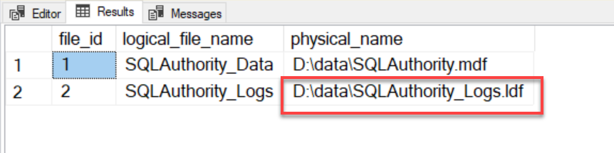 SQL Server Management Studio.