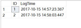 SQL Server Log Time Window.