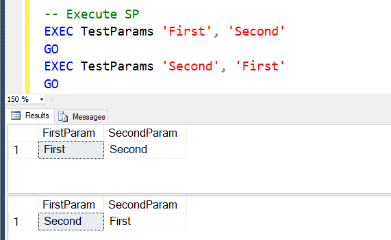 EXECUTE Execute SP.