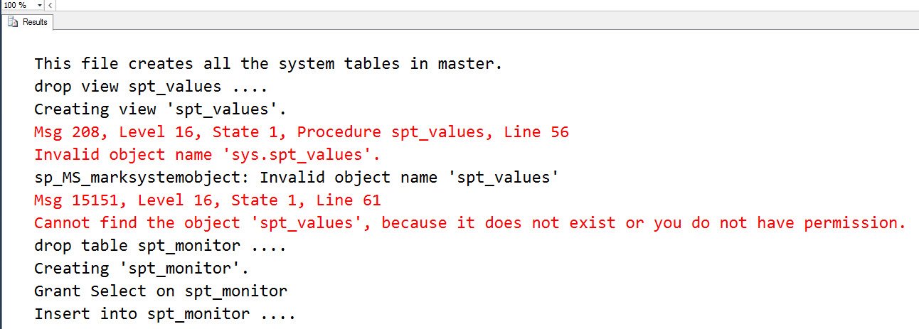 Invalid Object Name Dialog.
