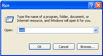 Cmd.exe dialog box.
