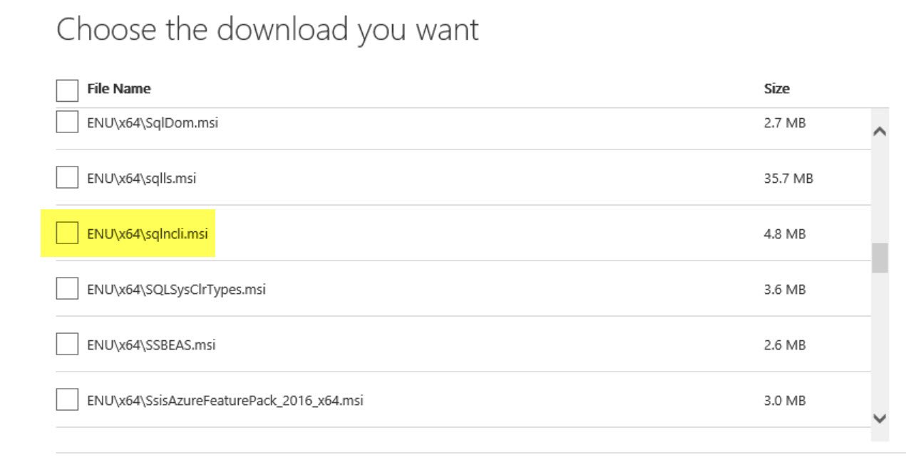 Download SQL Server Tool.