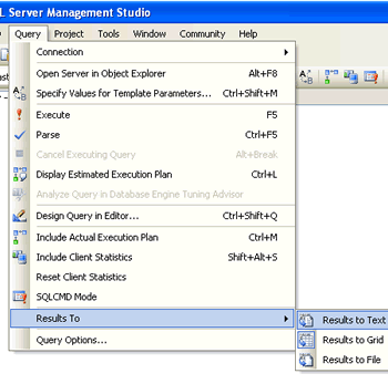 Convert Query Results.