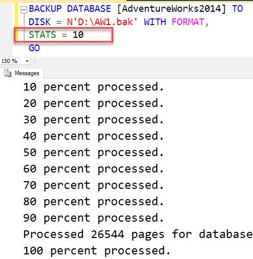 STATS=10 Backup Script Progress Monitor.