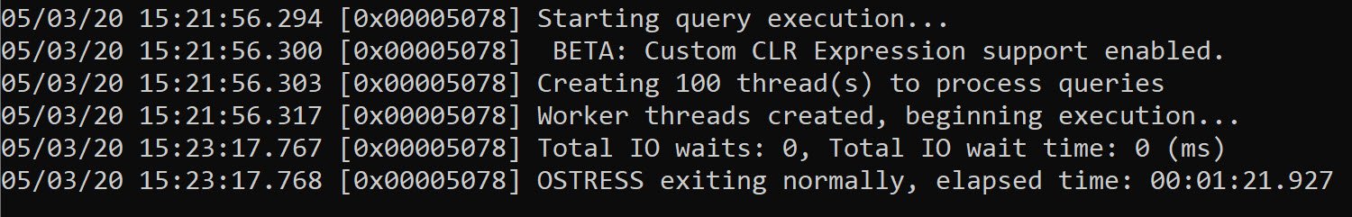 Insert Workload Stress Test