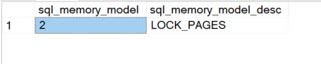 SQL sysmemory model.
