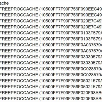 clear cache