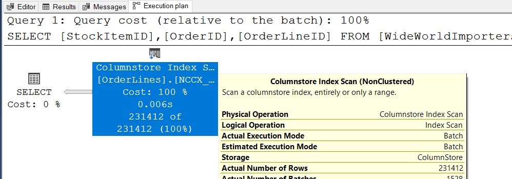 columnstore index
