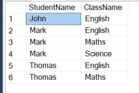 English Class Name.