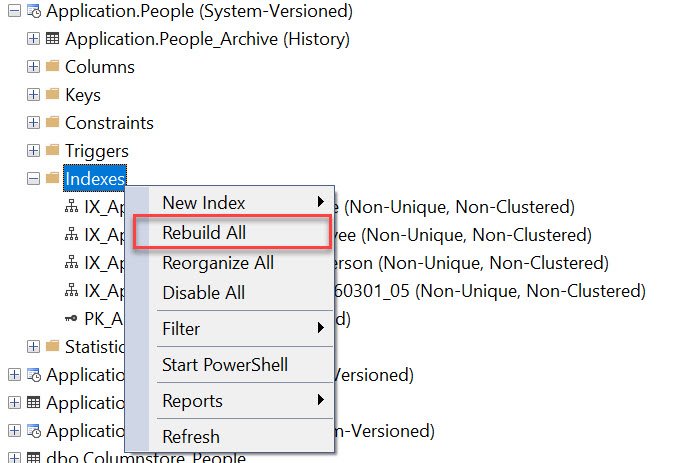 rebuild all