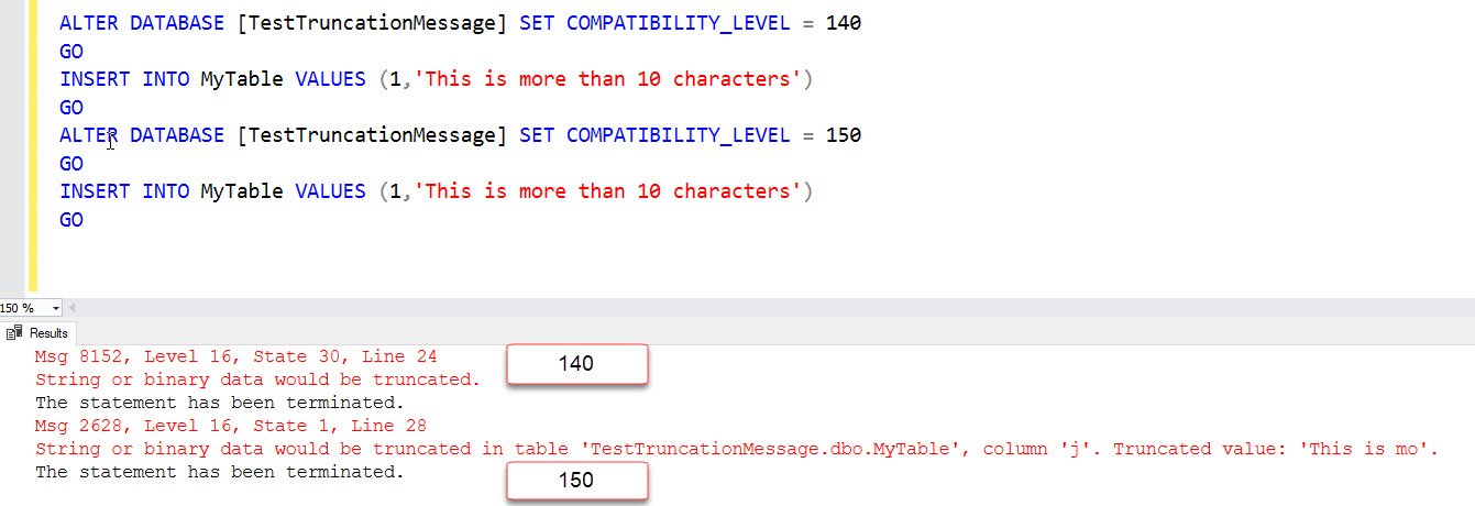 SQL query truncating data.