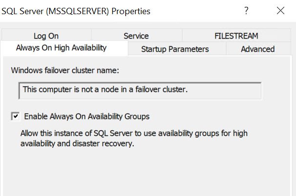 Failover cluster instance.
